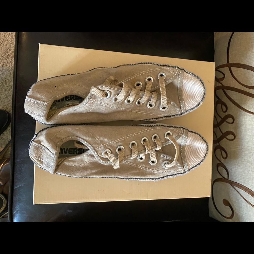 Tan Converse